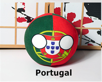 Portugal Countryball Plush Polandball 20cm