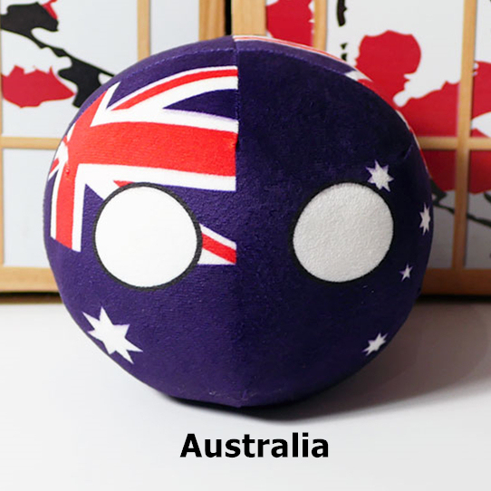 Australia Country Plush Polandball 9-20cm