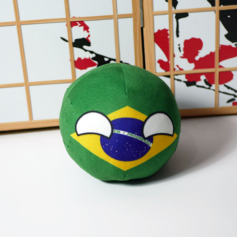 Brazil Countryball Plush Polandball 9-20cm