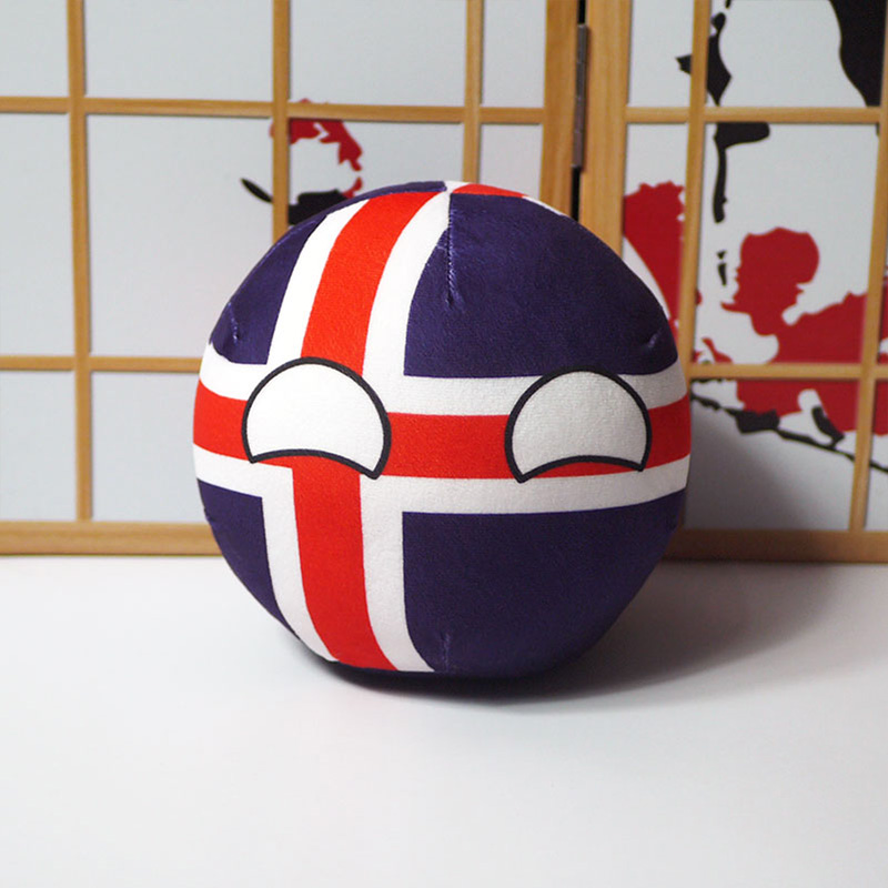 Iceland Countryball Plush Polandball 9-20cm