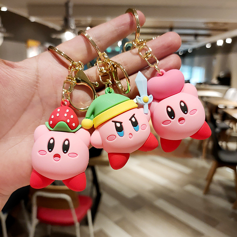 Kawaii-Kirby-Plush-Cartoon-Cute-Dolls-Kirbys-Plushie-Keychain-Anime-Plush-Toys-For-Girls-Kids-Toys-1