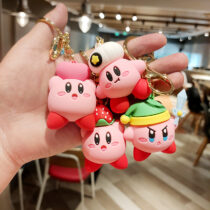 Kawaii-Kirby-Plush-Cartoon-Cute-Dolls-Kirbys-Plushie-Keychain-Anime-Plush-Toys-For-Girls-Kids-Toys