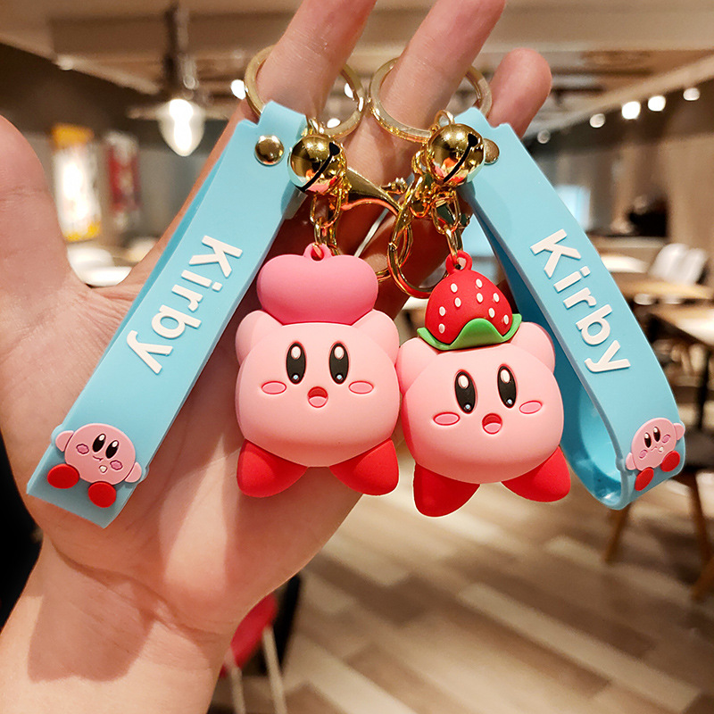 Kawaii-Kirby-Plush-Cartoon-Cute-Dolls-Kirbys-Plushie-Keychain-Anime-Plush-Toys-For-Girls-Kids-Toys-3