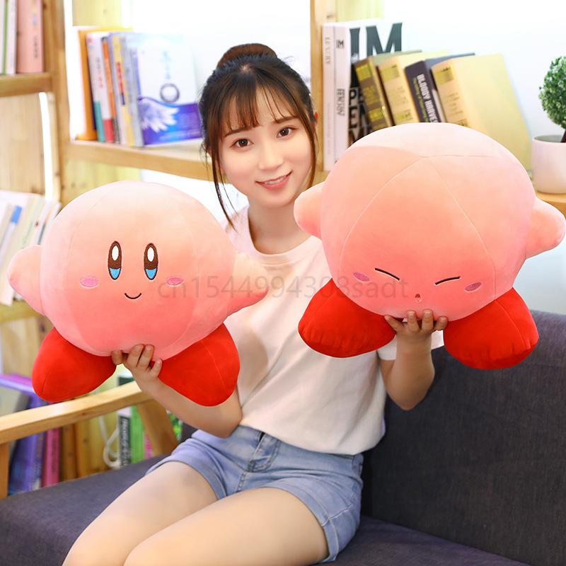 Kirby-Cartoon-Plush-Doll-Kawaii-Kids-Toys-Cute-Anime-Stuffed-Plushies-Pillow-Creative-Home-Decoration-Children-4