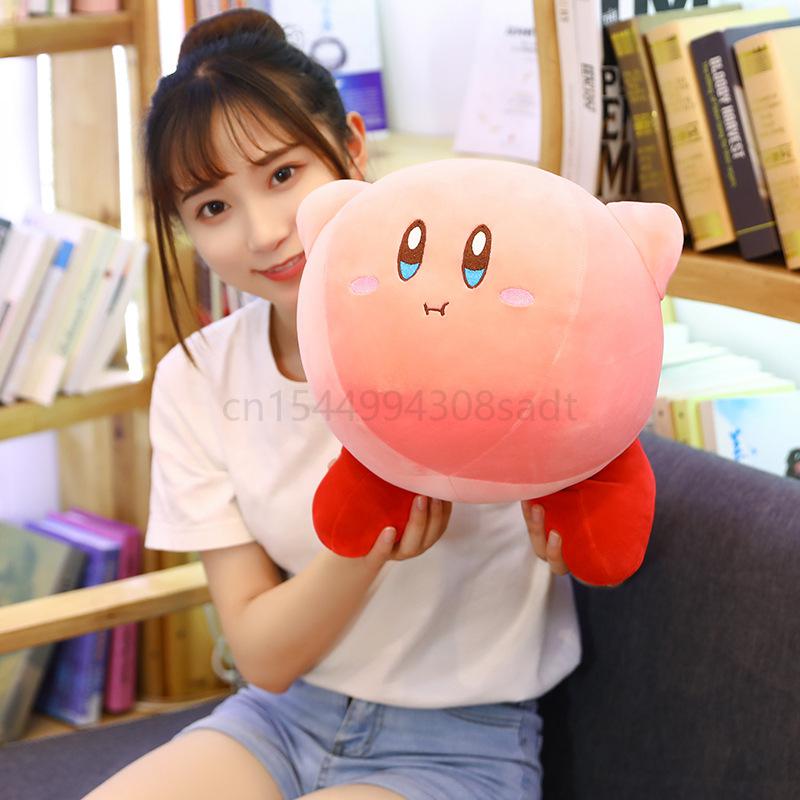 Kirby-Cartoon-Plush-Doll-Kawaii-Kids-Toys-Cute-Anime-Stuffed-Plushies-Pillow-Creative-Home-Decoration-Children-5