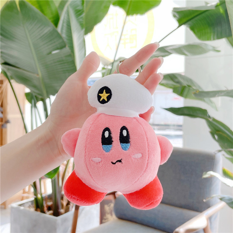 Kirby-Plush-Stuffed-Toys-Cartoon-Anime-Pendant-Cosplay-Kirby-Plush-Doll-Cute-Strawberry-Navy-Hat-Kirbys-2