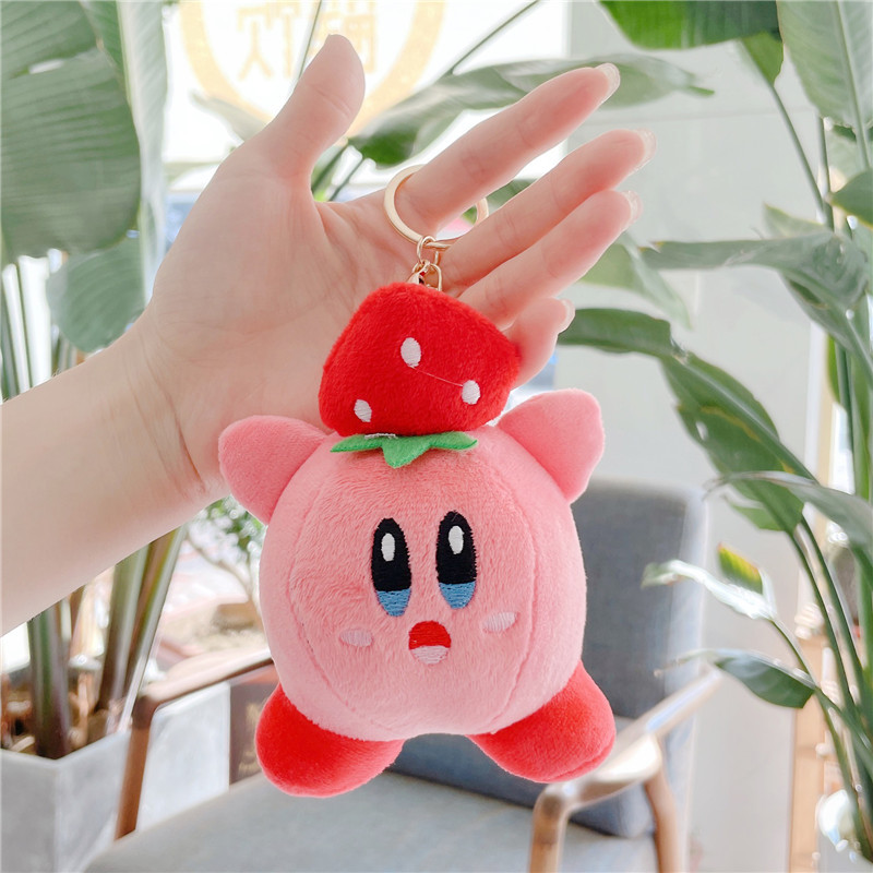 Kirby-Plush-Stuffed-Toys-Cartoon-Anime-Pendant-Cosplay-Kirby-Plush-Doll-Cute-Strawberry-Navy-Hat-Kirbys-3