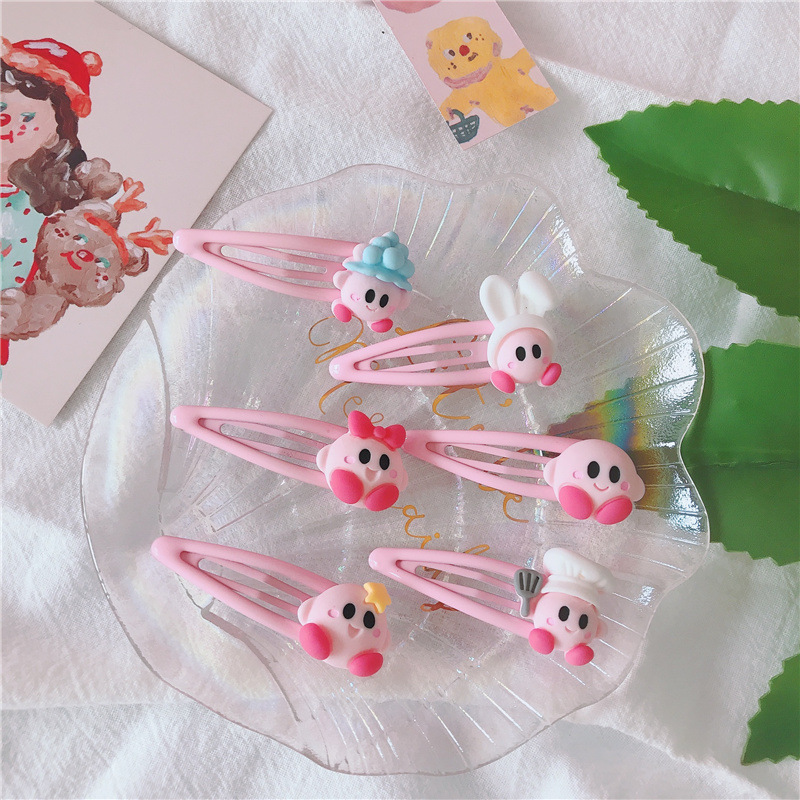 New-Kawaii-Kirby-Sanriod-Doll-Toy-Pink-Powder-Five-Pointed-Star-Plush-Star-Hair-Rope-Hair-2