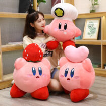 Star-Kirby-Doll-Plush-Toys-Love-Chef-Doll-Strawberry-Pillow-Pendant-Children-s-Doll-Birthday-Gift