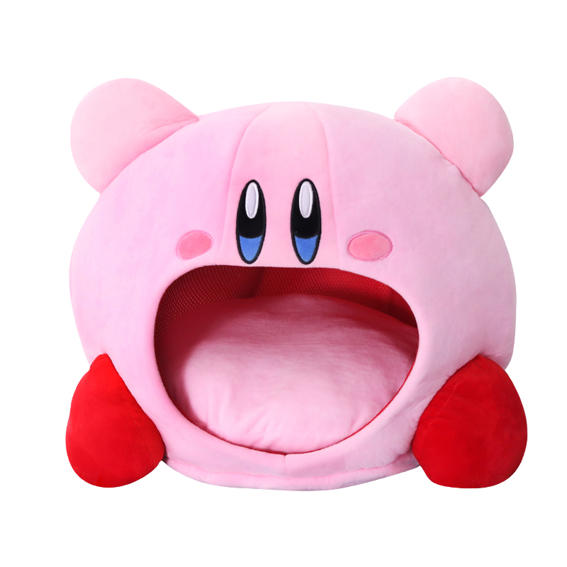 Top-Games-Kirby-Peripheral-Plush-Doll-Funny-Nap-Pillow-Soft-Pet-Cat-Nest-Kawaii-Stuffed-Toy-1
