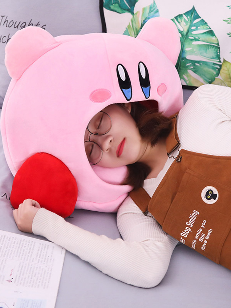 Top-Games-Kirby-Peripheral-Plush-Doll-Funny-Nap-Pillow-Soft-Pet-Cat-Nest-Kawaii-Stuffed-Toy-5