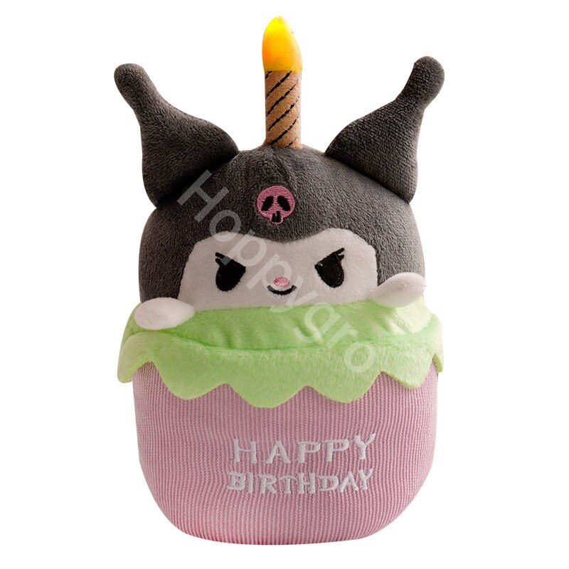 20cm-Kirby-Sanrio-Birthday-Cake-Plush-Toys-Cute-Anime-Kuromi-My-Melody-Cinnamoroll-Purin-Dog-Plush-5