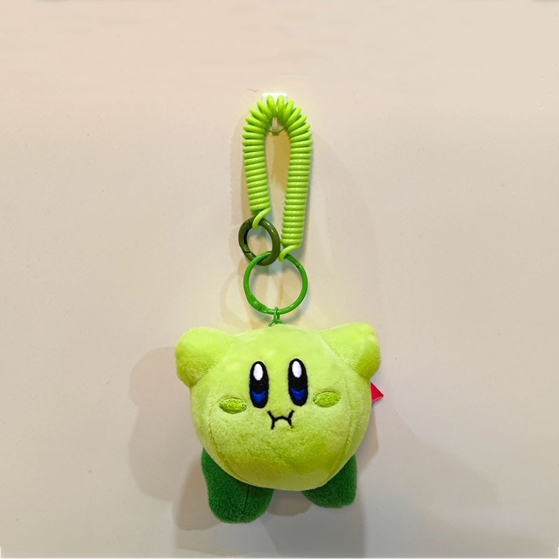 Cartoon-Green-Kirby-Plush-Keychain-Toys-for-Girls-Stuffed-Toys-Kirby-Keychain-Plushie-Doll-Women-Keychains-1