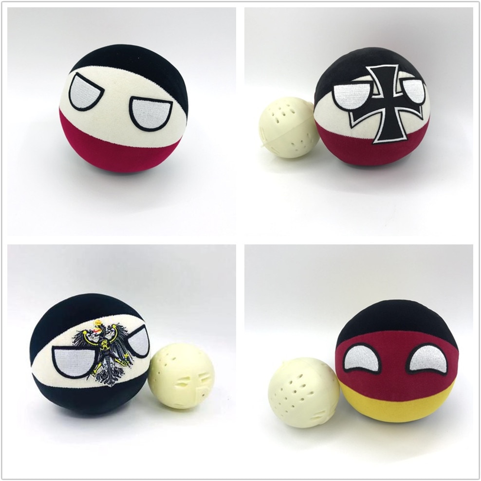 GermanyBall-PrussiaBall-Plush-Doll-German-Weimar-Country-Balls-Polandball-Plushies-Prussian-Music-Singing-Bouncing-Ball-Gift